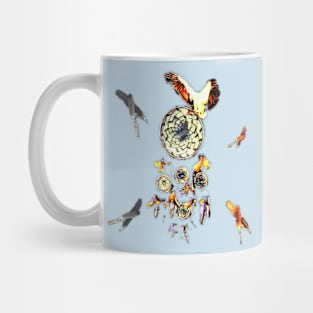 Eagle on a dreamcatcher Mug